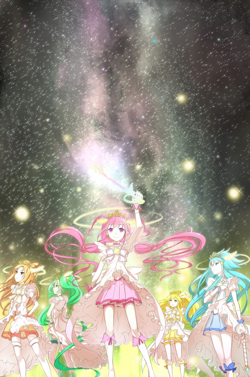midorikawa nao, kise yayoi, aoki reika, hino akane, hoshizora miyuki, and 5 more (precure and 1 more) drawn by minatsuki_randoseru