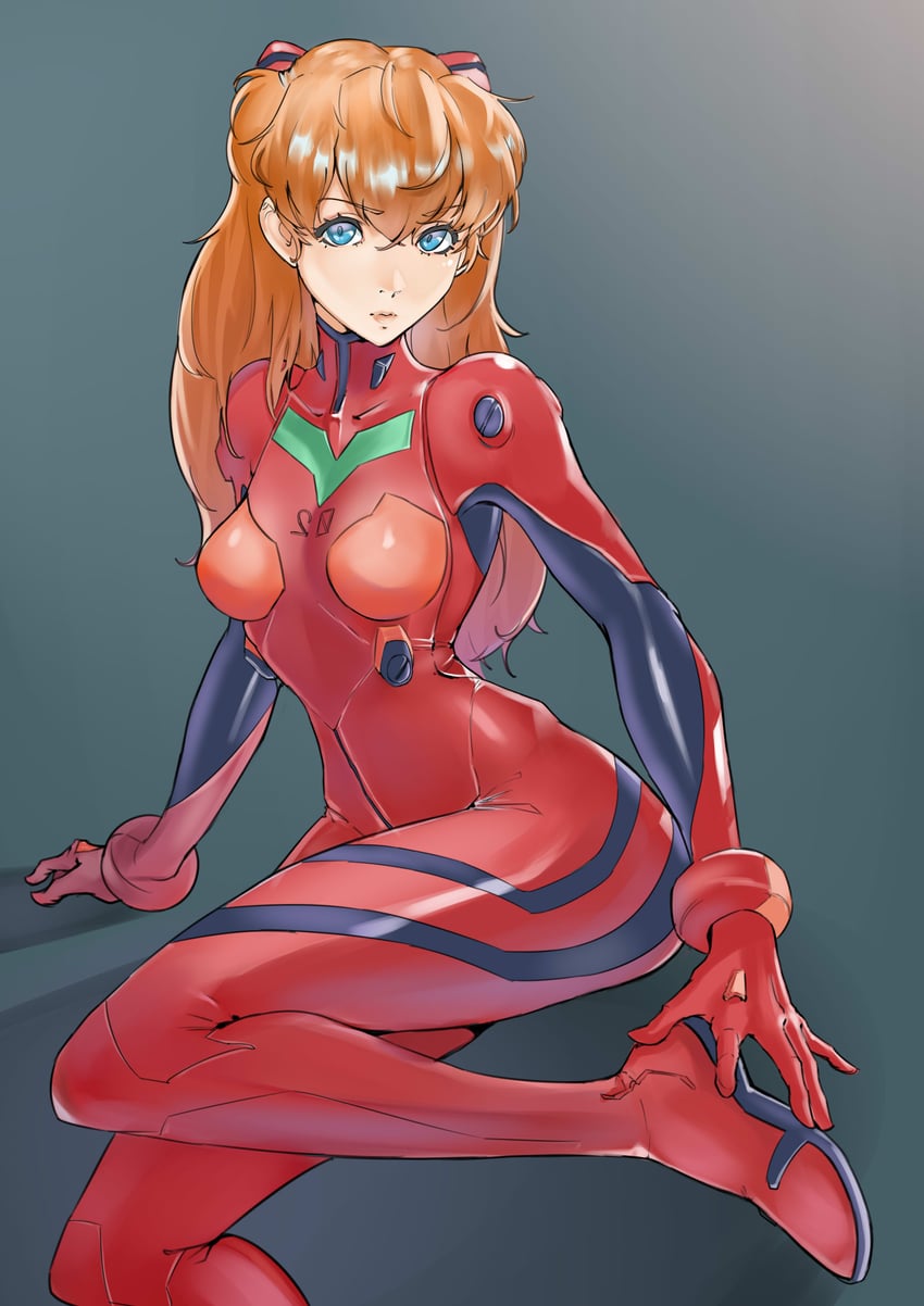 souryuu asuka langley (neon genesis evangelion) drawn by juaag_acgy