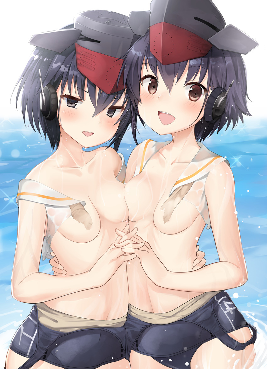 i-13 and i-14 (kantai collection) drawn by bell_(oppore_coppore)