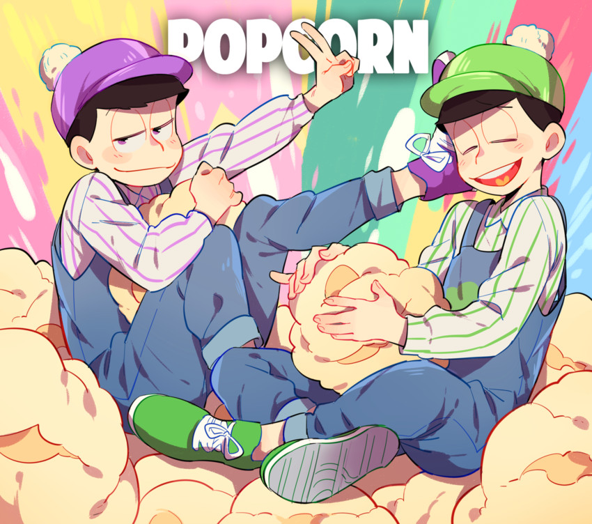 matsuno ichimatsu and matsuno choromatsu (osomatsu and 2 more) drawn by o2_(o2mm)