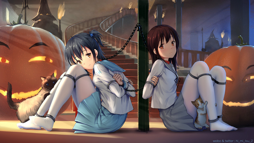 haori haruki and himino seika (original) drawn by himitsu_(hi_mi_tsu_2)