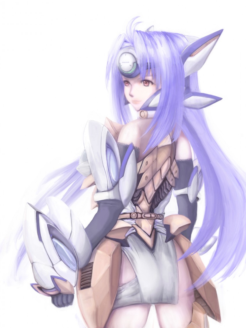 kos-mos and kos-mos ver. 4 (xenosaga and 1 more) drawn by indesign