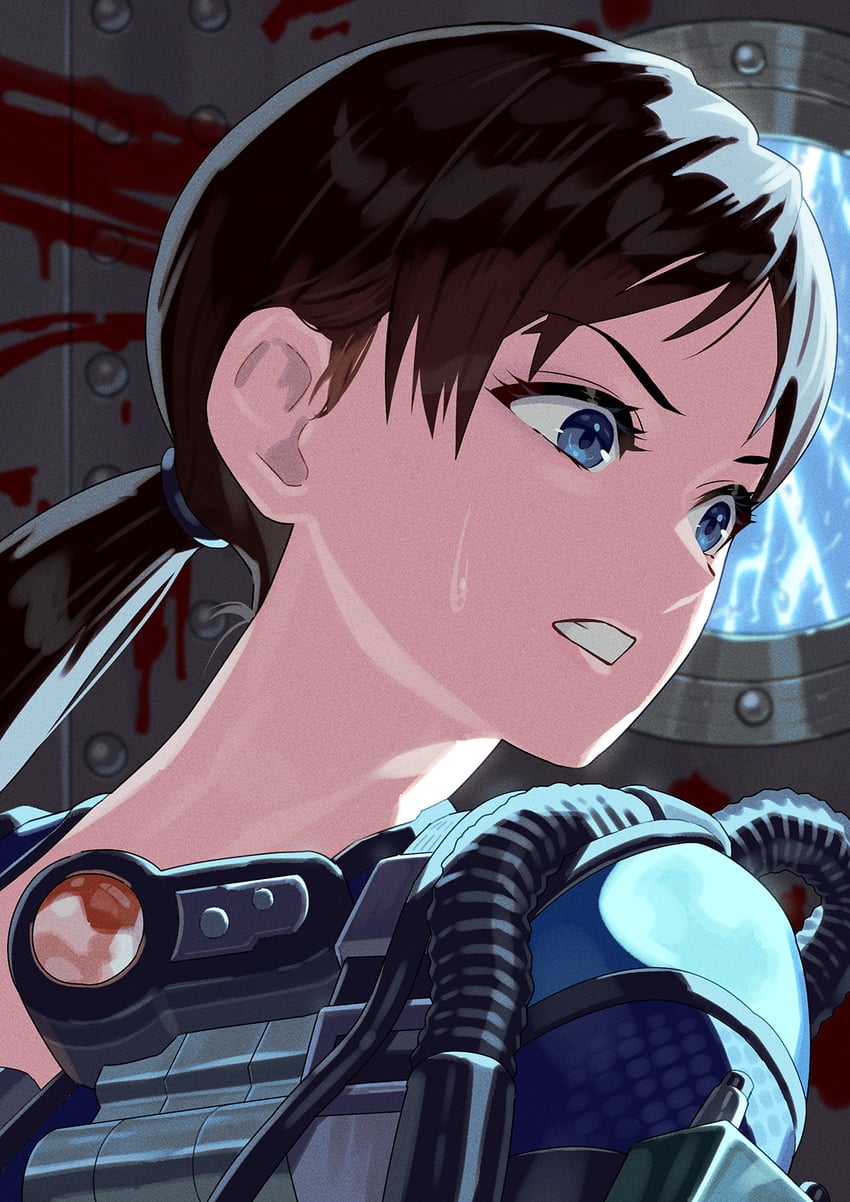 jill valentine (resident evil and 1 more) drawn by yagi2013