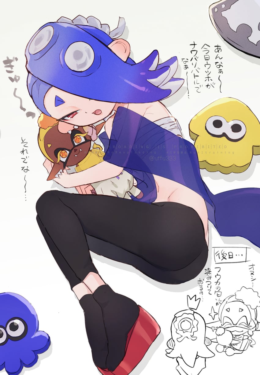 shiver, frye, and big man (splatoon and 1 more) drawn by utfu333
