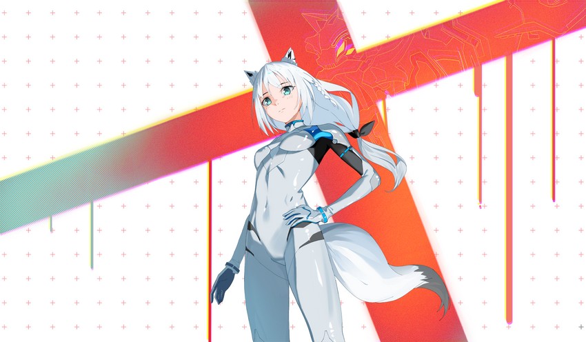 shirakami fubuki (hololive and 1 more) drawn by kuroi_enpitsu