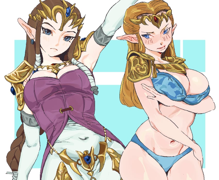 princess zelda (the legend of zelda and 2 more) drawn by whoopsatro