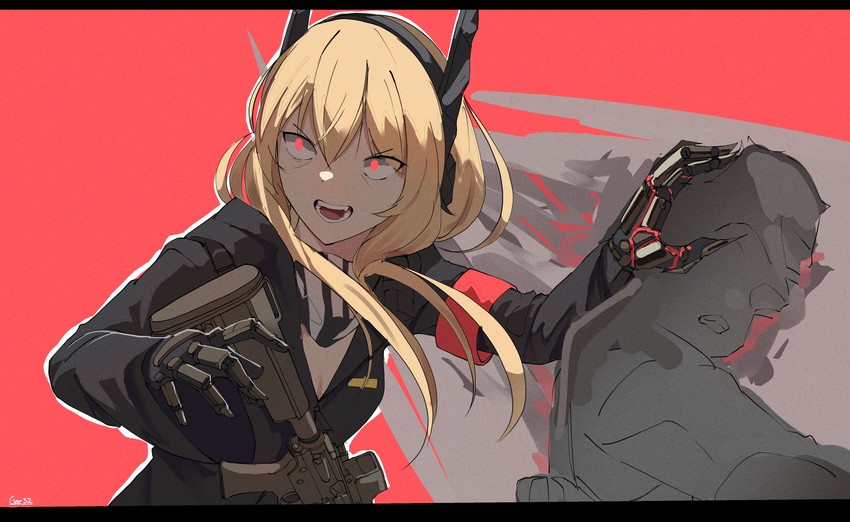 m4 sopmod ii (girls' frontline) drawn by gar32