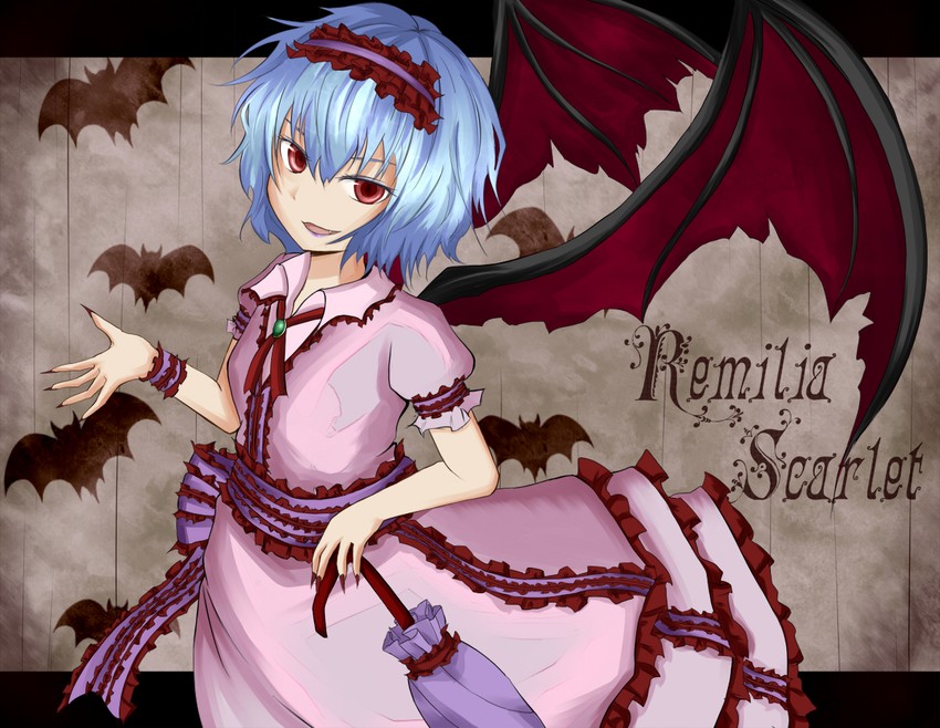 remilia scarlet (touhou) drawn by shiromamekei