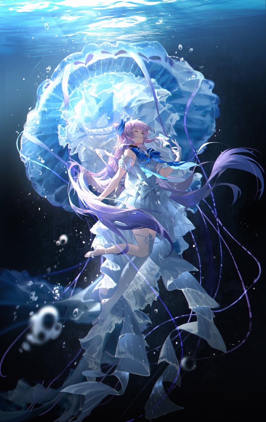 sangonomiya kokomi (genshin impact) drawn by leleyoukuailele