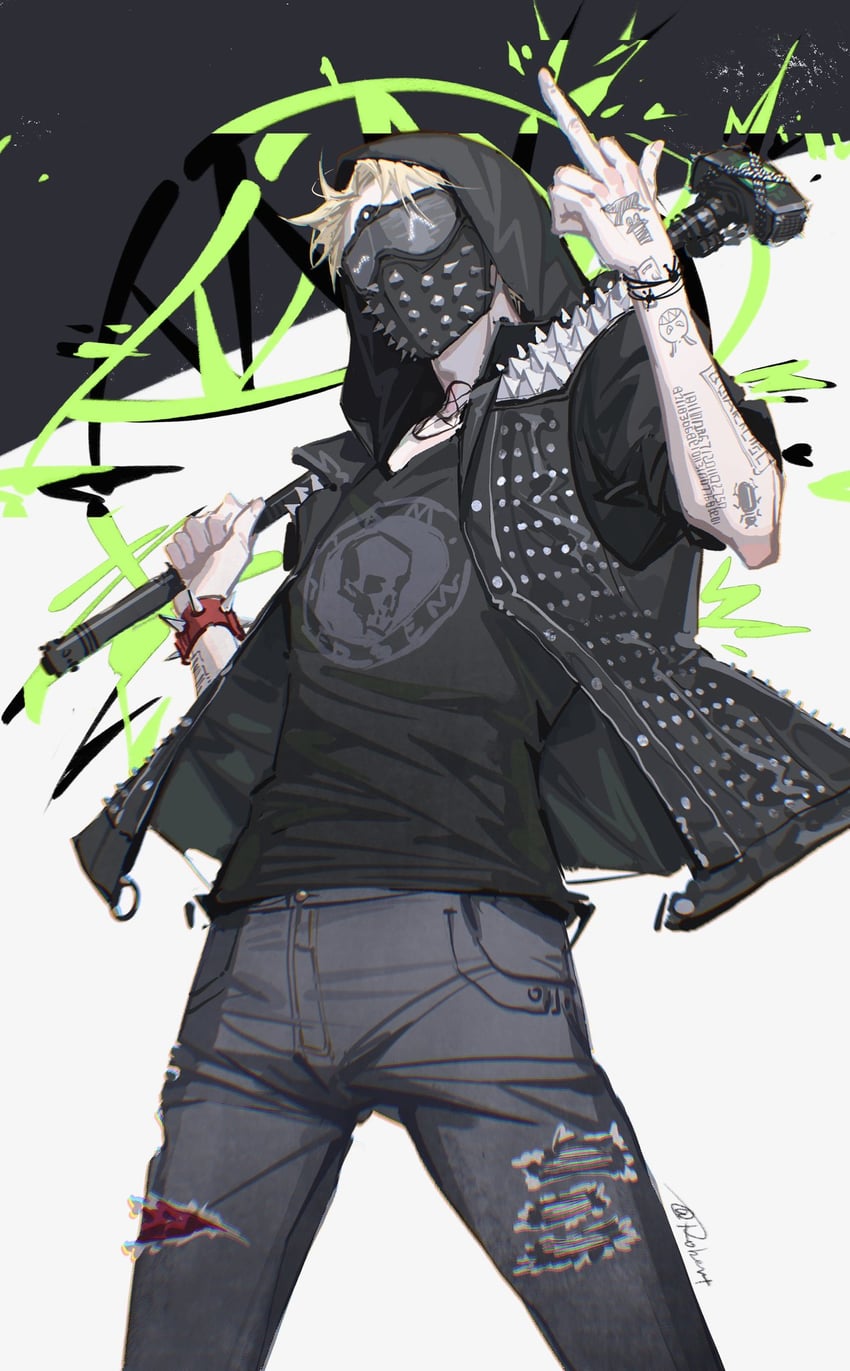 wrench (watch dogs and 1 more) drawn by exclusiverobert