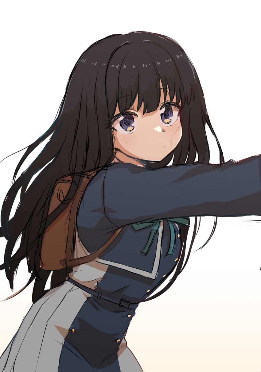 inoue takina (lycoris recoil) drawn by sho_(wnmf3234)