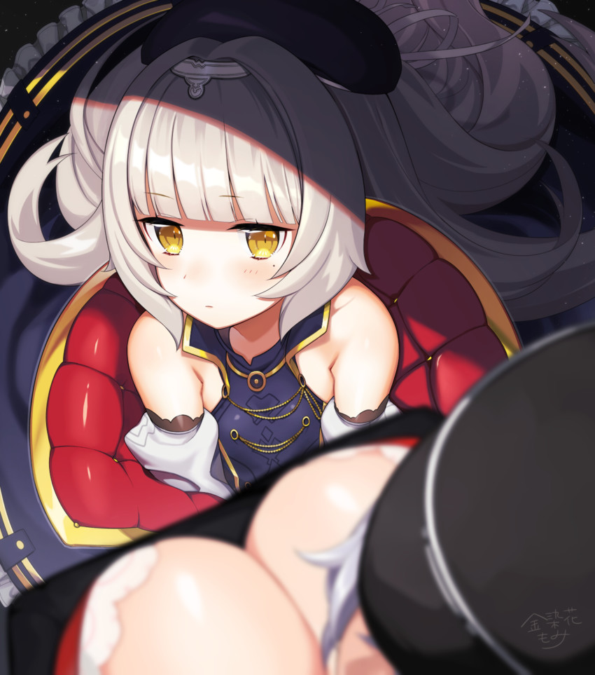 graf zeppelin and z46 (azur lane) drawn by kinsenka_momi