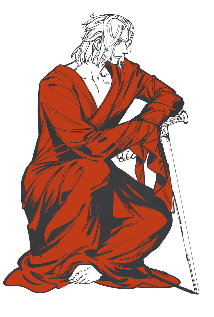 emet-selch (final fantasy and 1 more) drawn by 5altybitter5