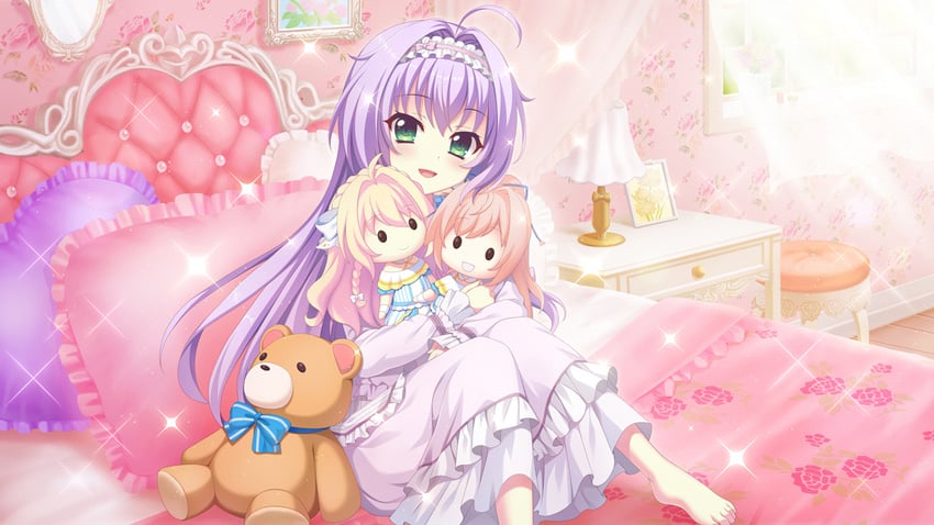 shiratori amaha, himura nagisa, and hokaze kanade (re:stage!) drawn by izumi_tsubasu