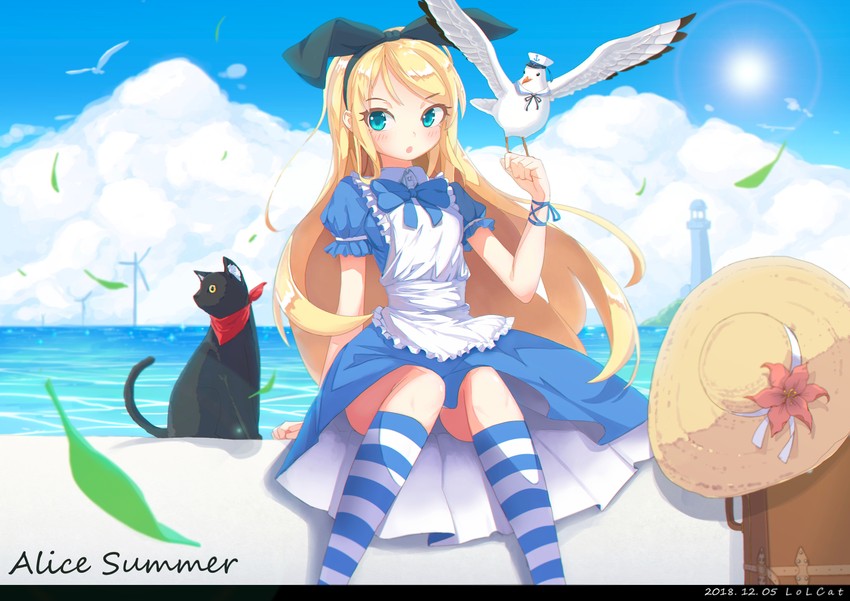 alice (alice's adventures in wonderland) drawn by lolcat_(wng0623)