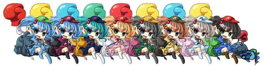 kawashiro nitori (touhou and 1 more) drawn by ys_(fall)