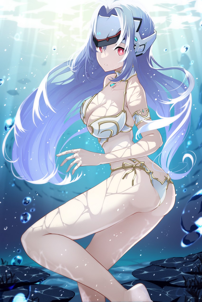 kos-mos and kos-mos re: (xenoblade chronicles and 1 more) drawn by risumi_(taka-fallcherryblossom)