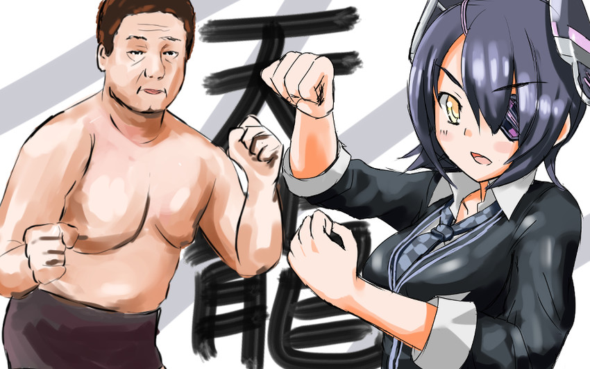 tenryuu and tenryuu gen'ichirou (kantai collection and 1 more) drawn by knck