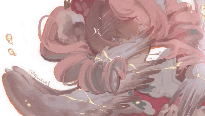 hyacine (honkai and 1 more) drawn by plusx_ie