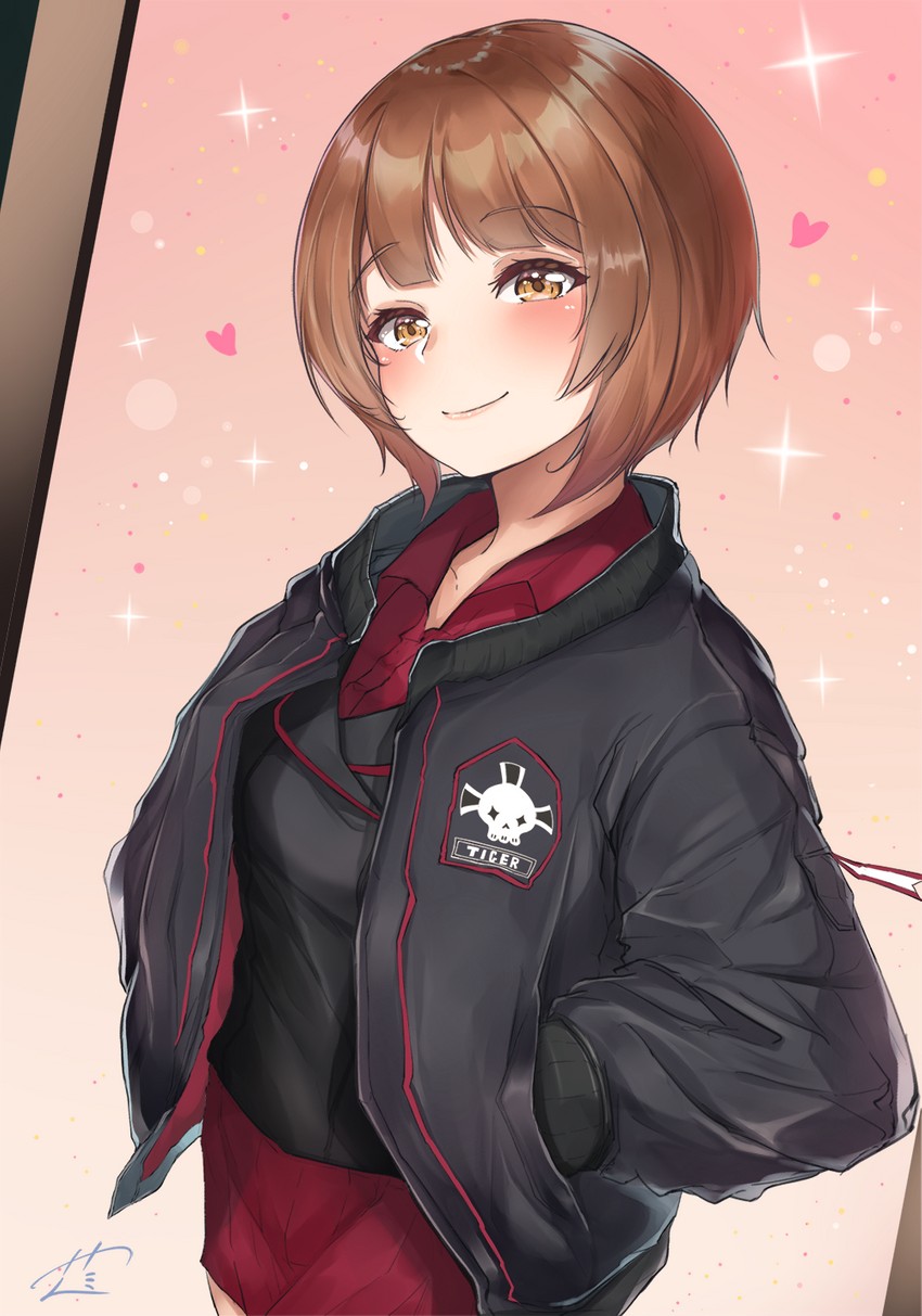 nishizumi miho (girls und panzer) drawn by konata_(knt_banri)