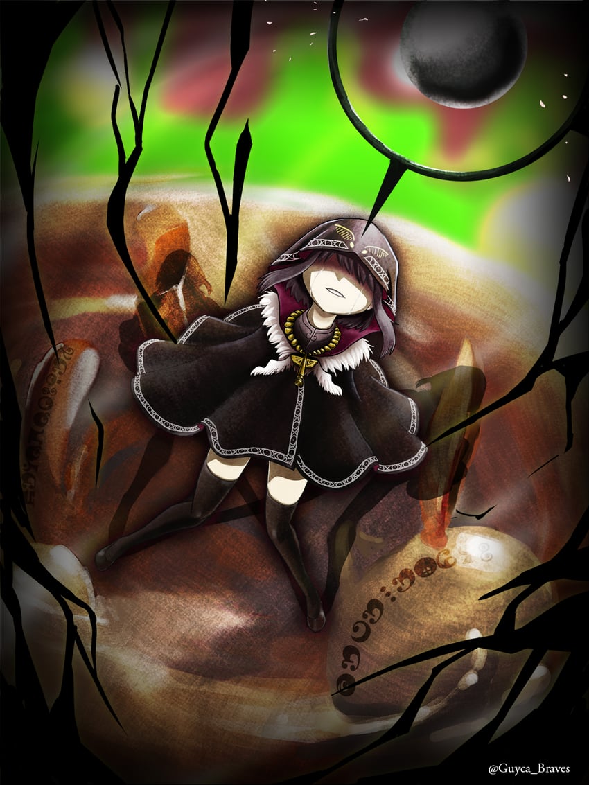 kuro (mahou shoujo madoka magica and 1 more) drawn by guyca_braves
