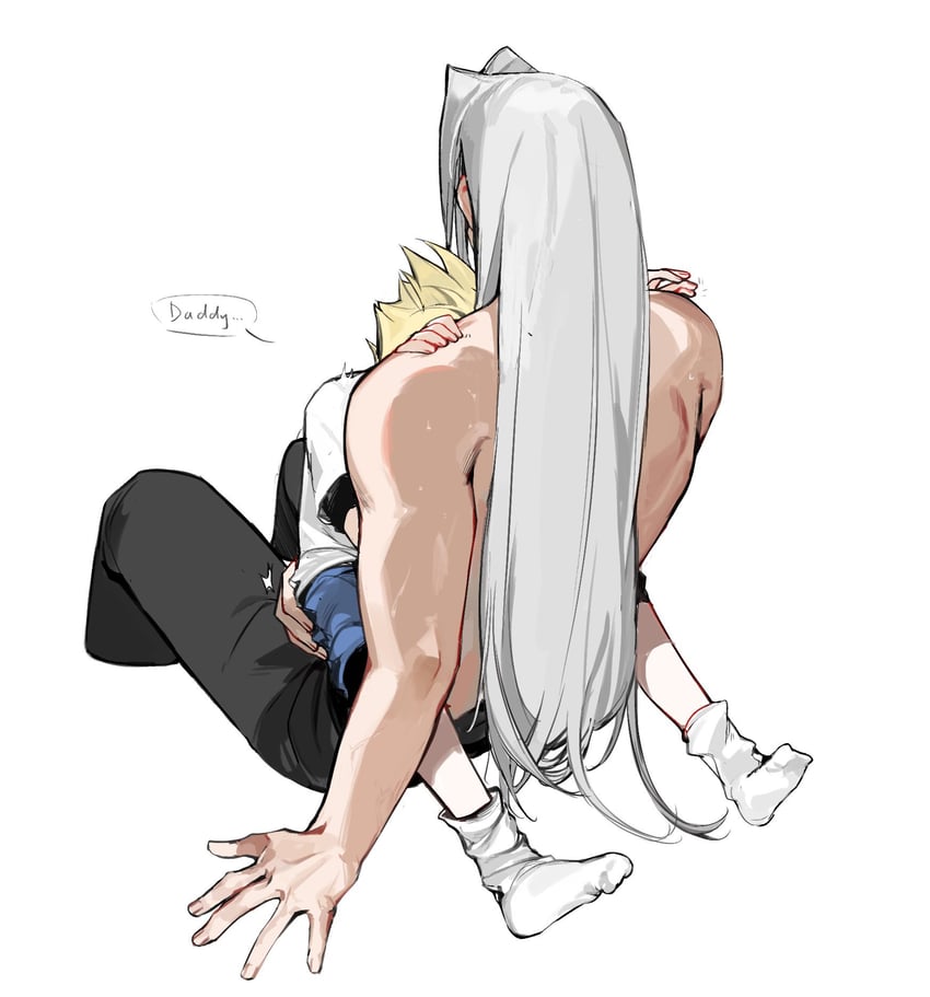 cloud strife and sephiroth (final fantasy and 1 more) drawn by fui_(fui29493452)