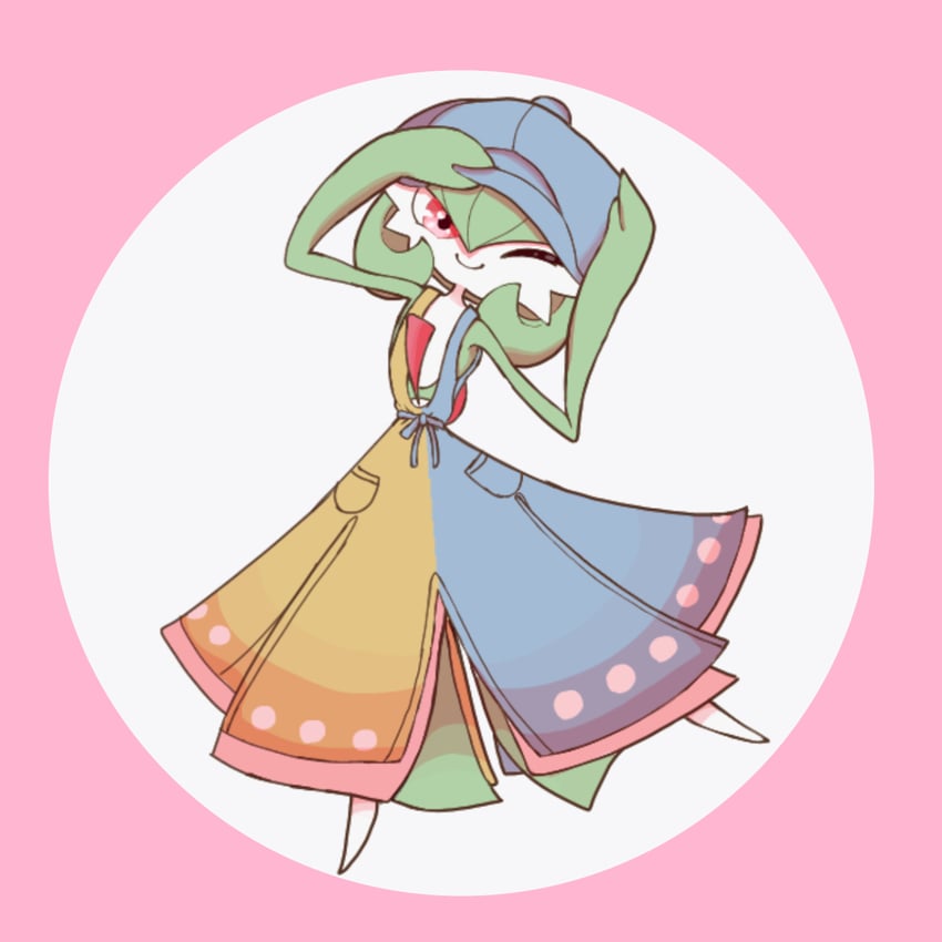 gardevoir (pokemon and 1 more) drawn by monya