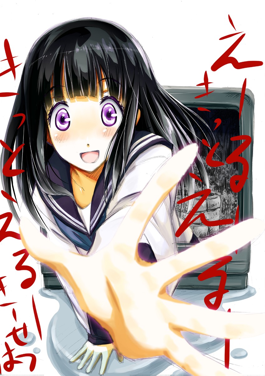 chitanda eru (hyouka and 1 more) drawn by naruse