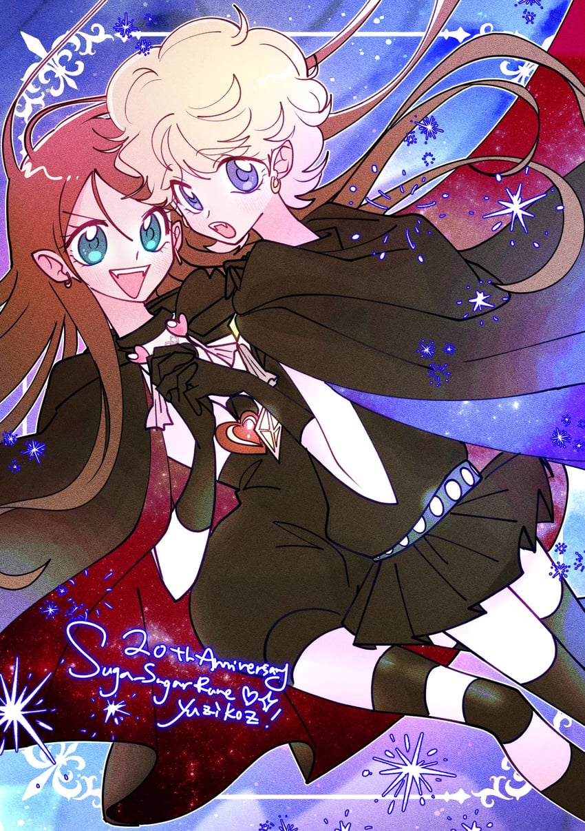 chocolat meilleure and vanilla mieux (sugar sugar rune) drawn by yuzikoz_mega