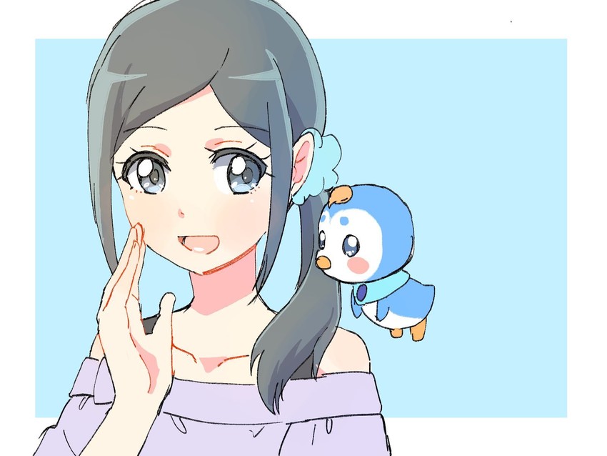 sawaizumi chiyu and pegitan (precure and 1 more) drawn by azuma_yukihiko