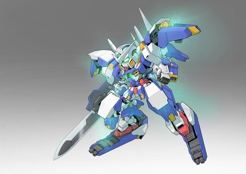 gundam exia and gundam avalanche exia (gundam and 3 more) drawn by zakuma