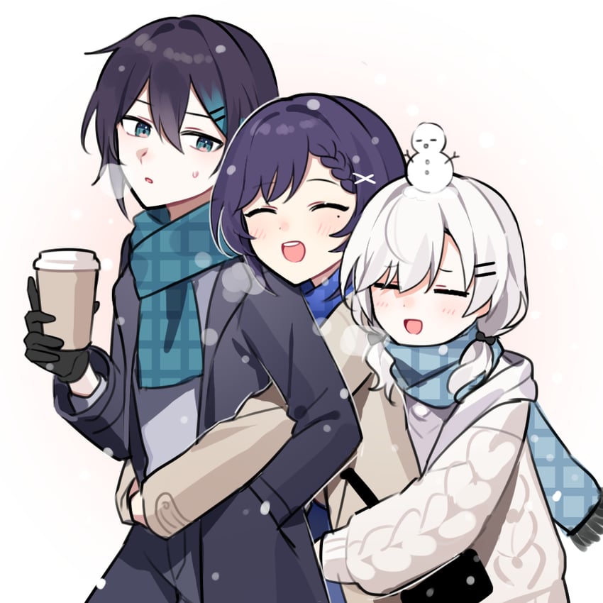 ars almal, mayuzumi kai, and aiba uiha (nijisanji) drawn by waka_(wk4444)