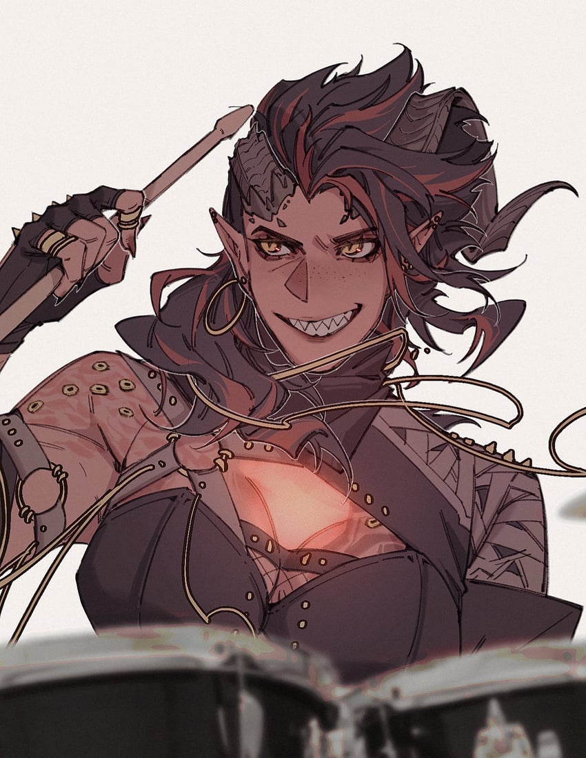 karlach (dungeons & dragons and 2 more) drawn by pereg1ne