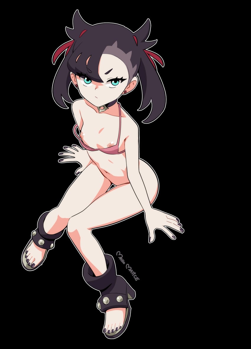 marnie (pokemon and 1 more) drawn by maho_malice