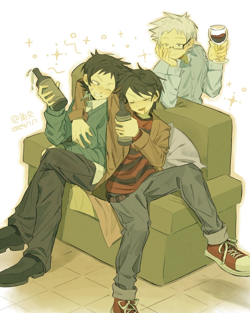 wallace wells and future wallace wells (scott pilgrim takes off and 1 more) drawn by 4k4k099