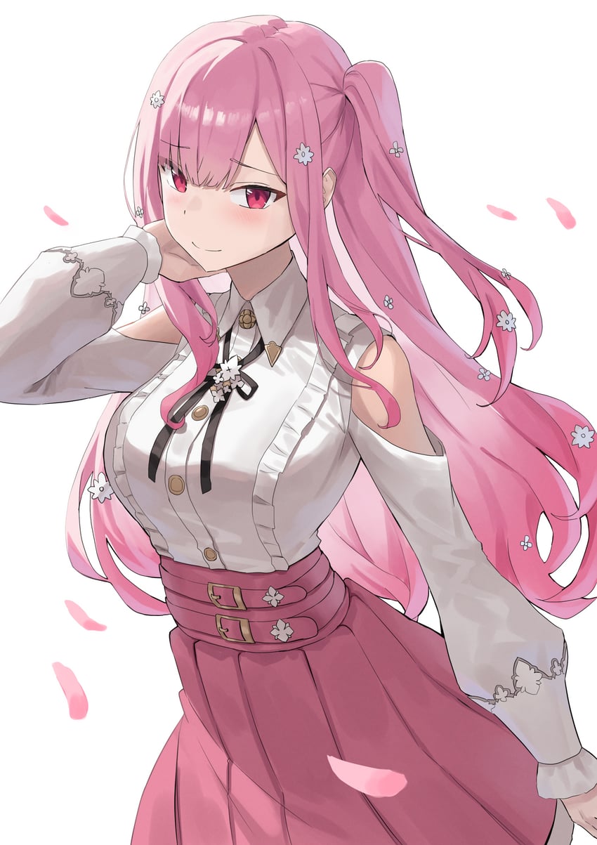 mori calliope (hololive and 1 more) drawn by vakuuberi