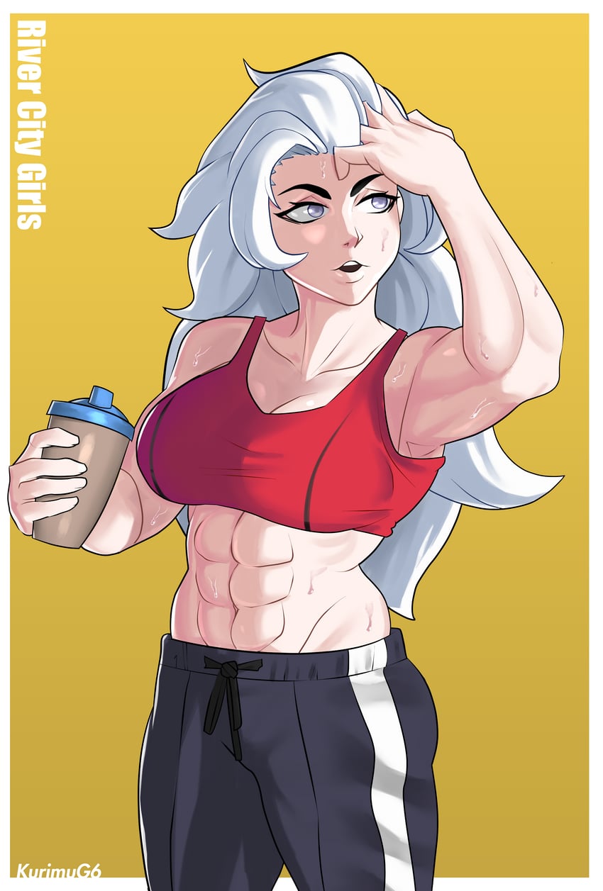 marian kelly (kunio-kun series and 1 more) drawn by kurimug6