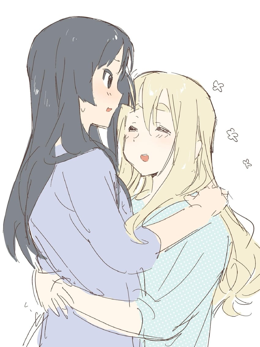 akiyama mio and kotobuki tsumugi (k-on!) drawn by shaofangziran