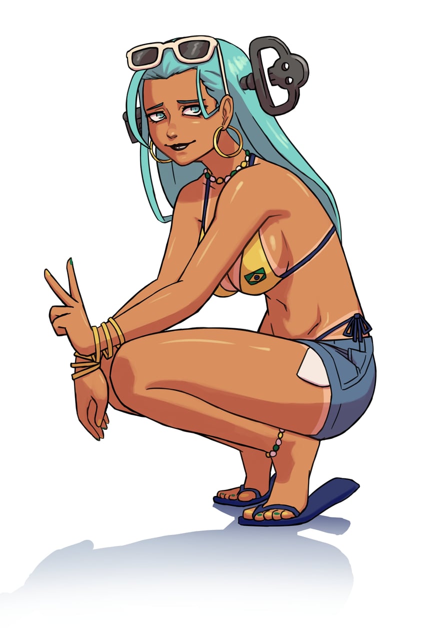 hatsune miku, brazilian miku, and a.b.a (vocaloid and 2 more) drawn by moodypresence