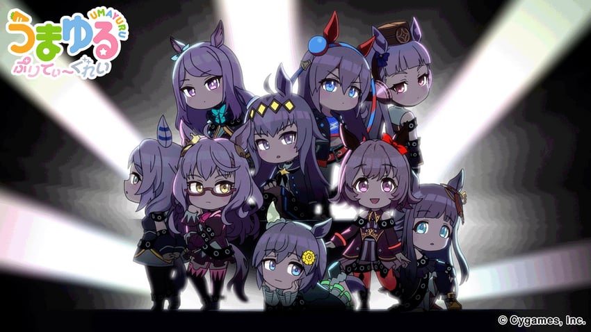 gold ship, mejiro mcqueen, oguri cap, curren chan, seiun sky, and 4 more (umamusume and 2 more)