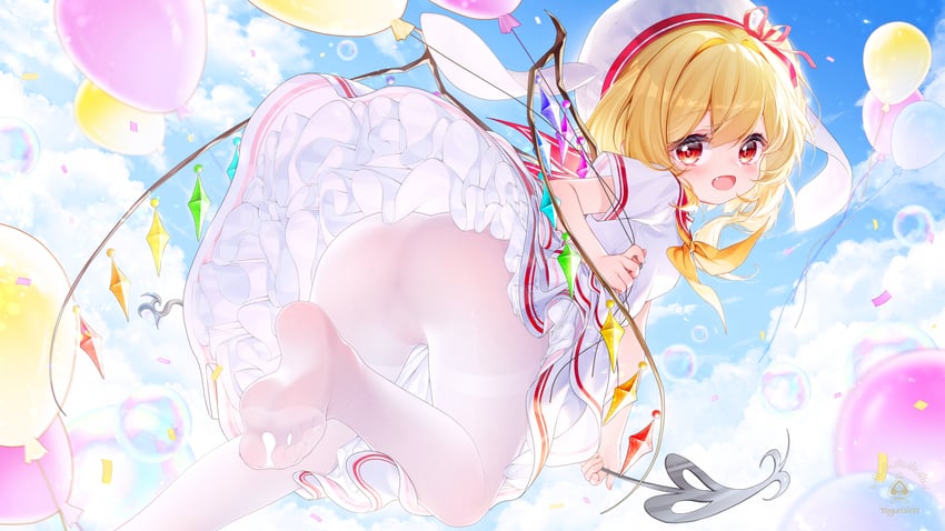 flandre scarlet (touhou) drawn by suaynnai_wanzi