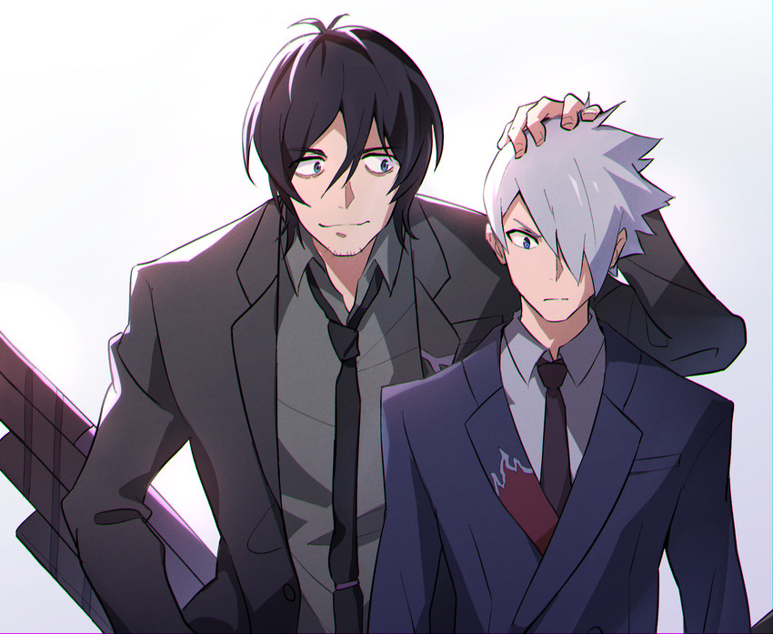 anti and samurai calibur (gridman universe and 2 more) drawn by sakamoto_(ojiojiojisanda)
