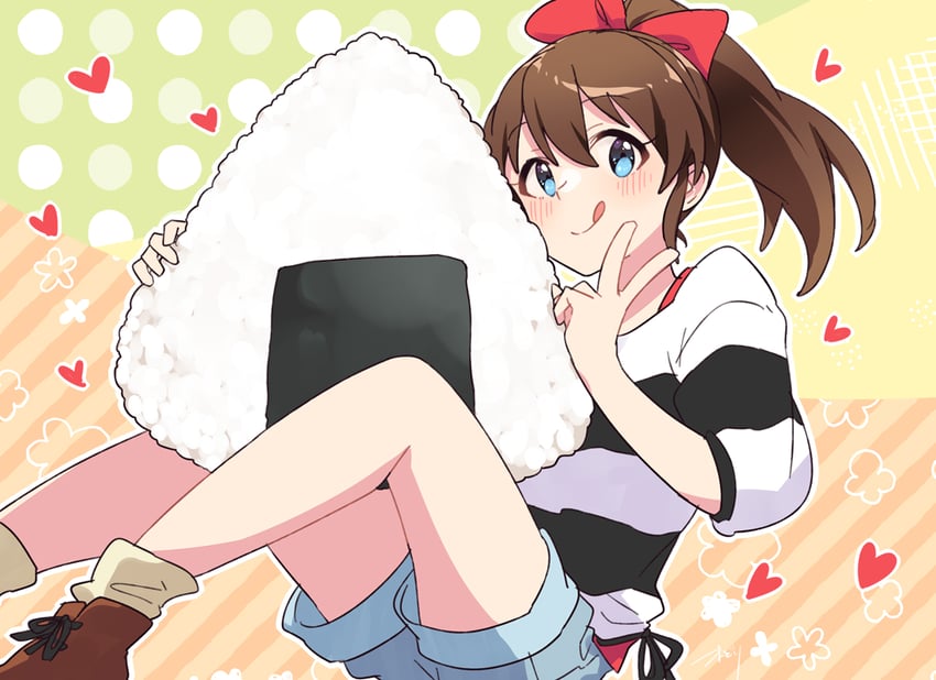 satake minako (idolmaster and 2 more) drawn by koma_tori