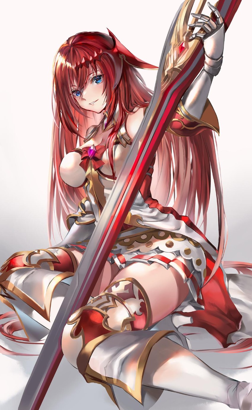 godsworn alexiel (granblue fantasy) drawn by soraneko_hino