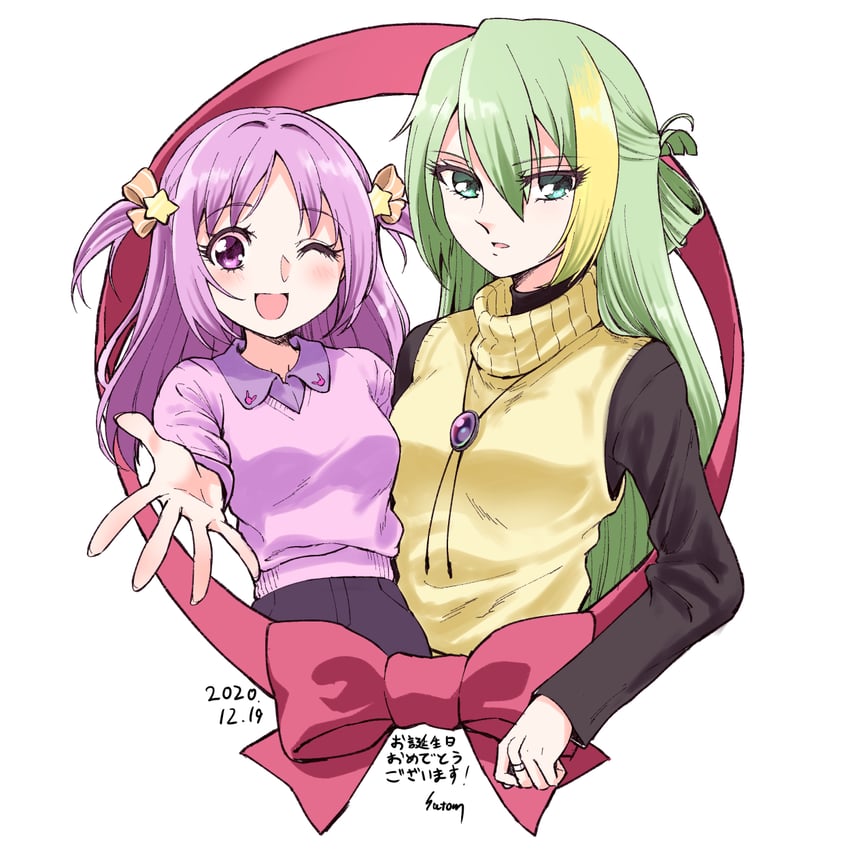 alina gray and misono karin (mahou shoujo madoka magica and 1 more) drawn by satom