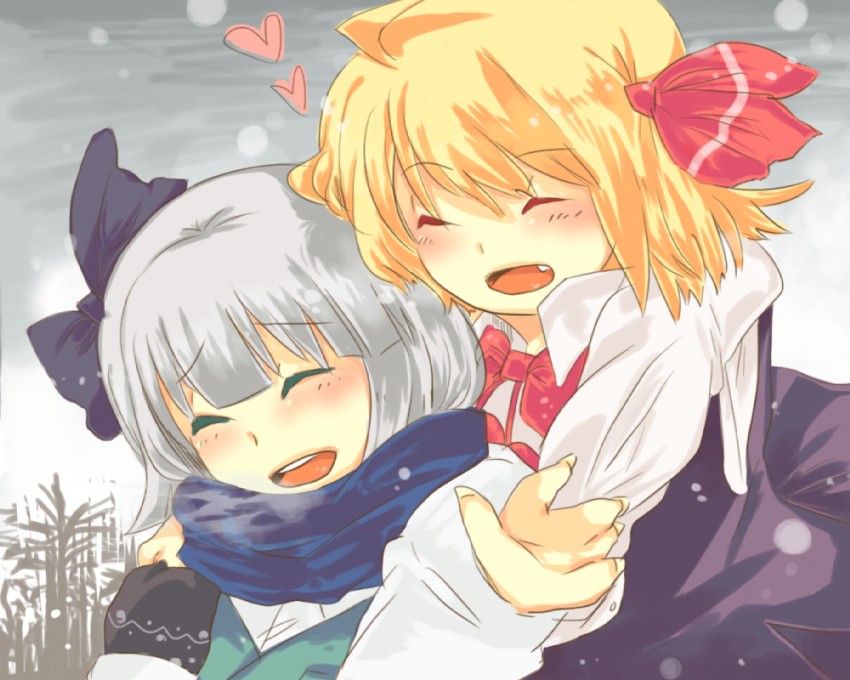 konpaku youmu and rumia (touhou) drawn by tsushima_shigure