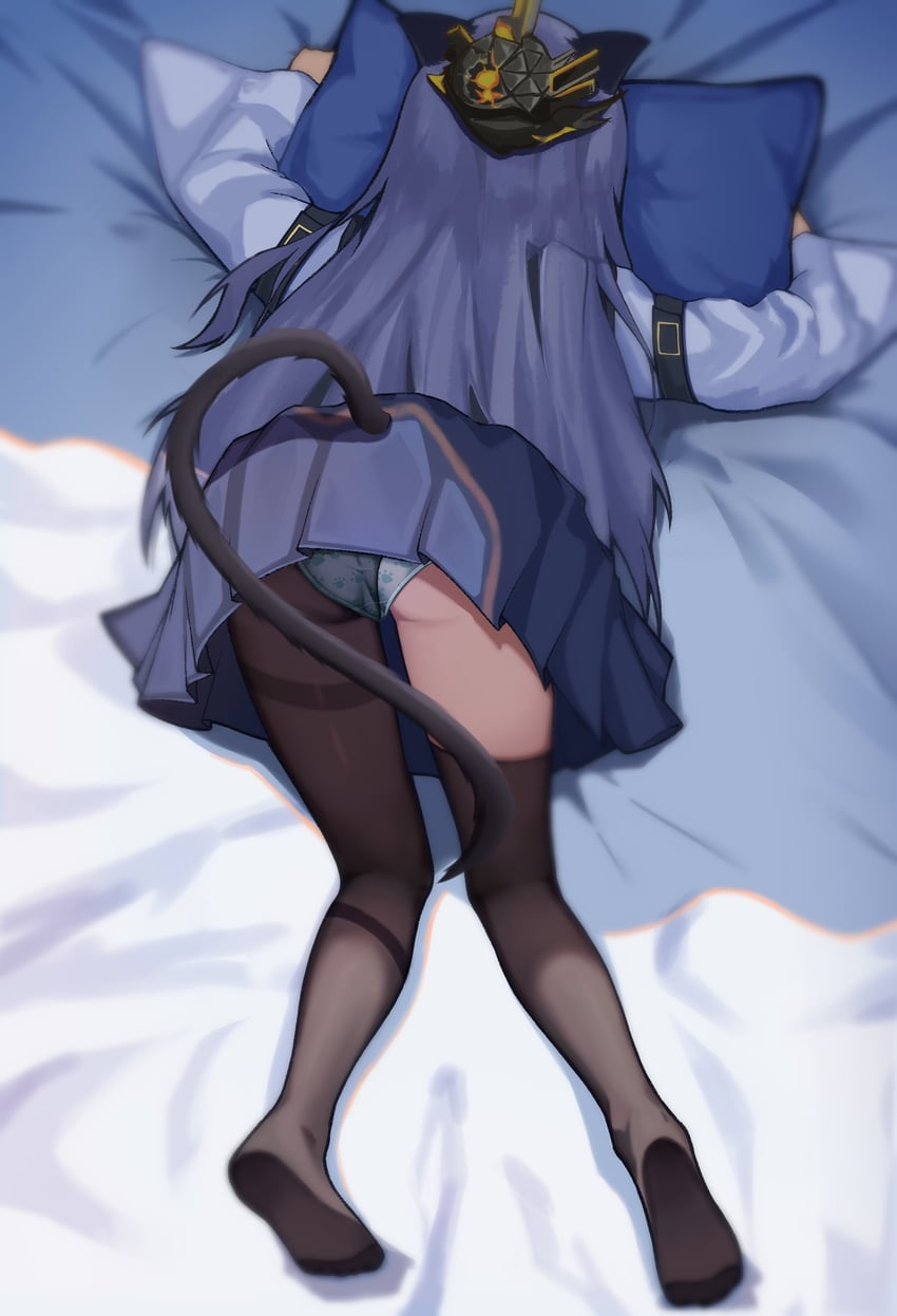 mint (arknights) drawn by maho_(woaishixiang)