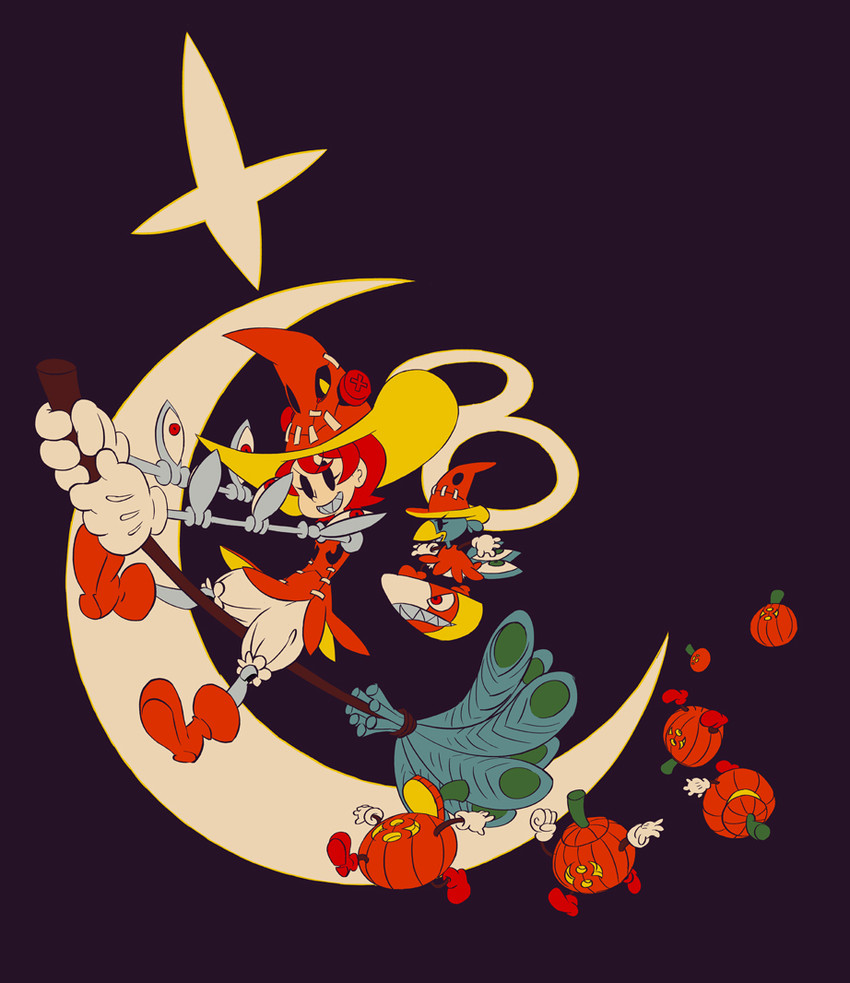 peacock, george the bomb, and avery (skullgirls) drawn by alex_ahad