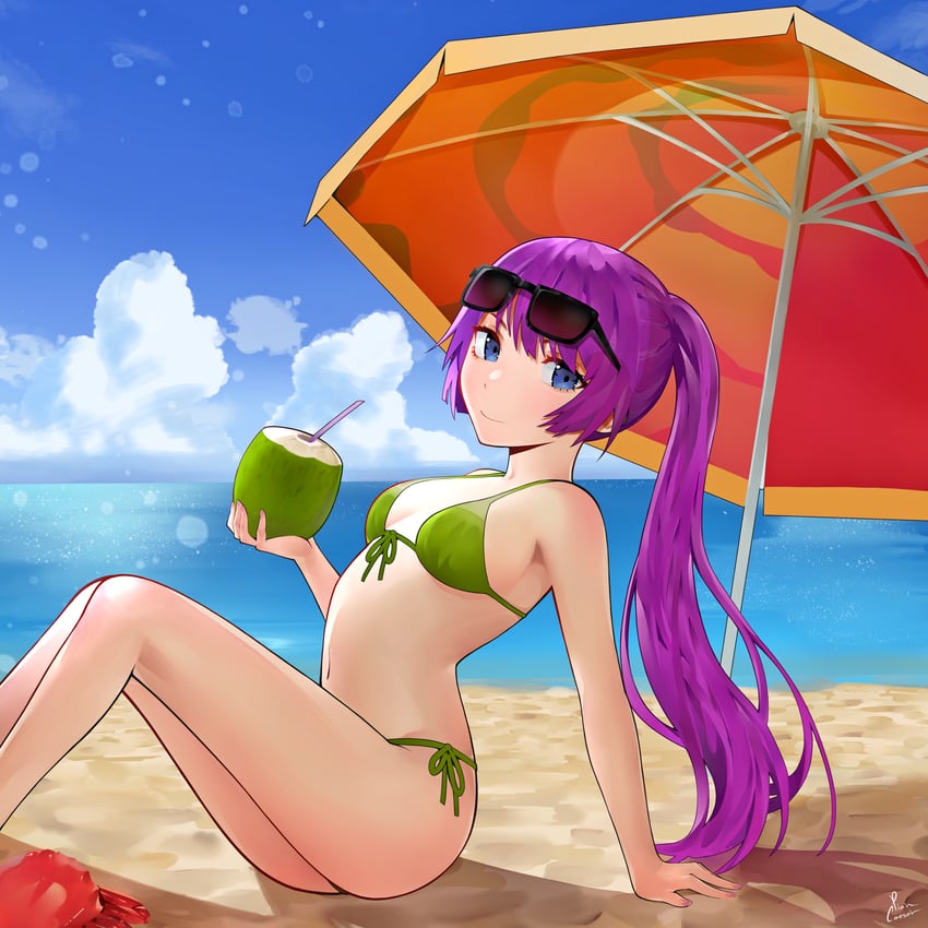 senjougahara hitagi (monogatari) drawn by piancaesar