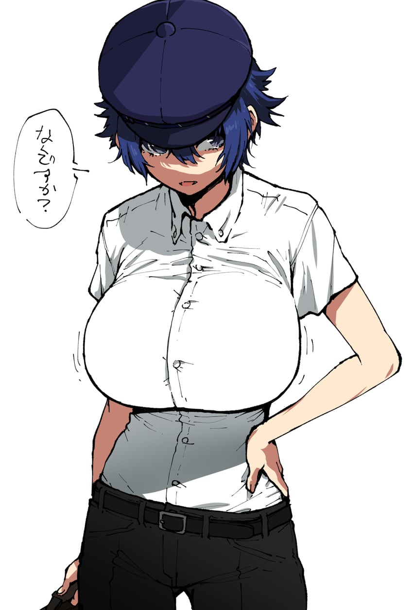 shirogane naoto (persona and 1 more) drawn by henriiku_(ahemaru)